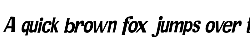 Preview of JMH PR COND Italic font