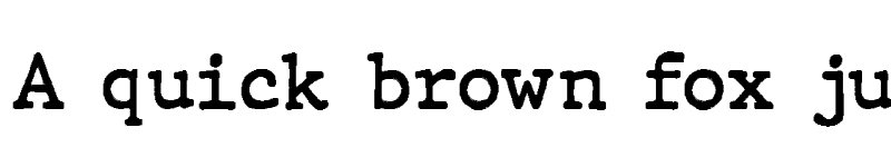 Preview of JMH Typewriter Bold font