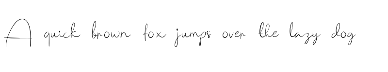 Preview of Joa Script Personal Use Regular font