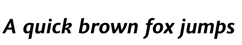 Preview of Joanna Sans Nova Bold Italic font