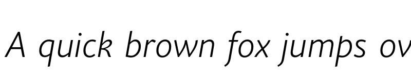 Preview of Joanna Sans Nova Light Italic font