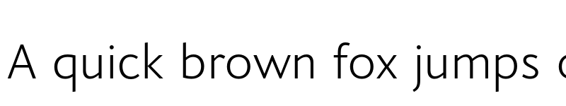 Preview of Joanna Sans Nova Light font