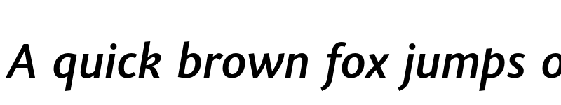 Preview of Joanna Sans Nova Medium Italic font