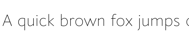 Preview of Joanna Sans Nova Thin font