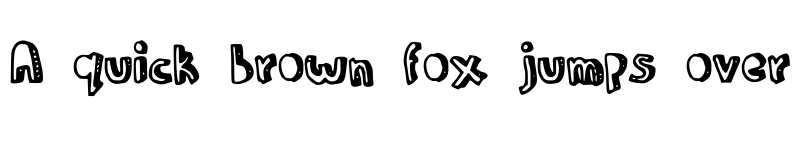 Preview of JoanneTicTac Medium font