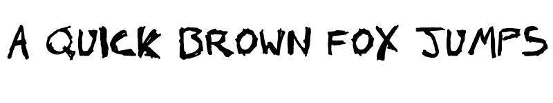 Preview of John's 1000 Hurts Regular font