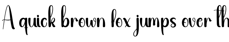 Preview of Joking Regular font