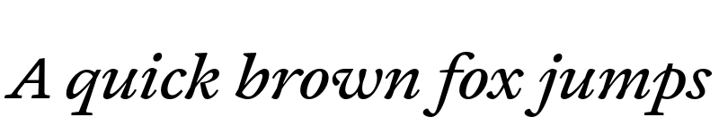 Preview of Joly Text Medium Italic font