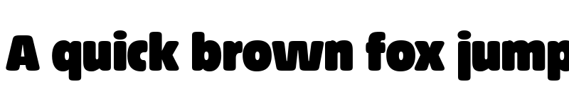 Preview of Josefa Rounded Reduced Black font