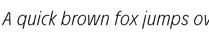 Preview of Josefa Rounded Reduced ExtraLight Italic font
