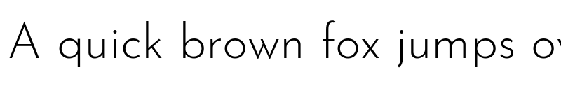 Preview of Josefin Sans Light font