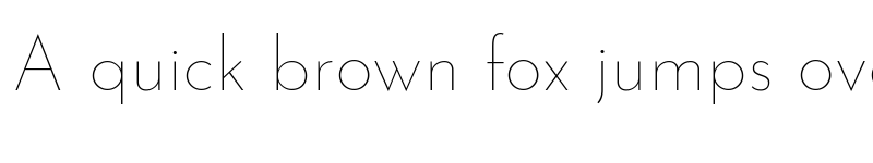Preview of Josefin Sans Thin font