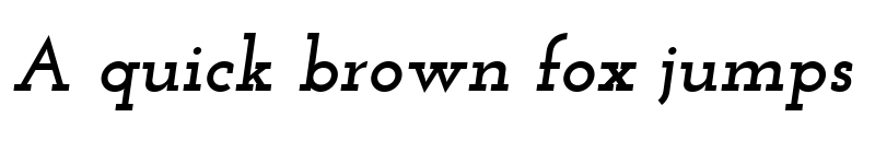Preview of Josefin Slab Bold Italic font