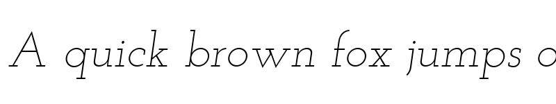 Preview of Josefin Slab Light Italic font