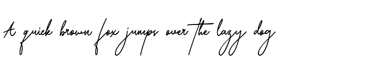 Preview of Joshlyne Signature Regular font