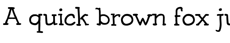 Preview of Josschrift Serif Regular font