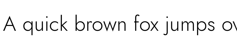 Preview of Jost Light font