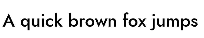 Preview of Jost Medium font