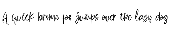 Preview of Jotted Dream personal use Regular font