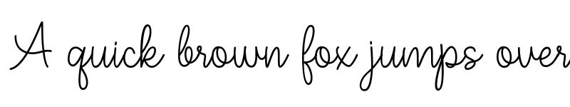 Preview of Jovita SignatureDemo Regular font