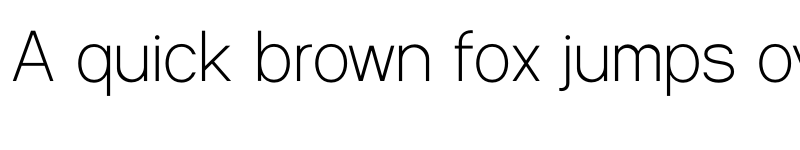 Preview of Ju Plus Light font