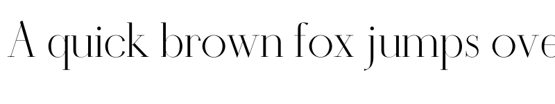 Preview of July 01 Regular font