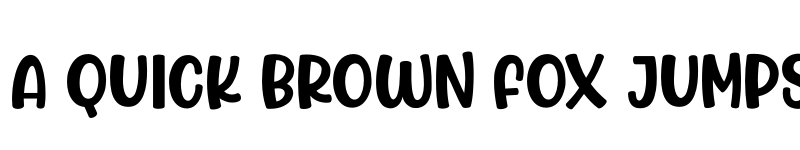 Preview of Jumping Unicorn Regular font