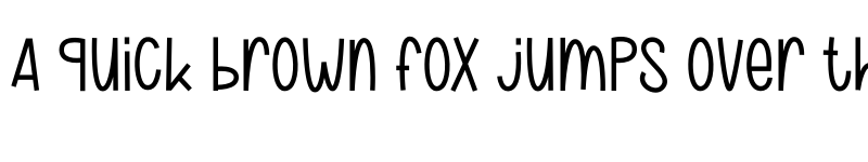 Preview of Jumps Over Regular font