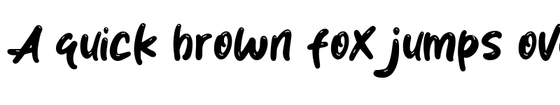 Preview of Juniory Regular font