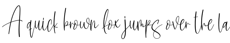 Preview of Jupiter Signature Regular font