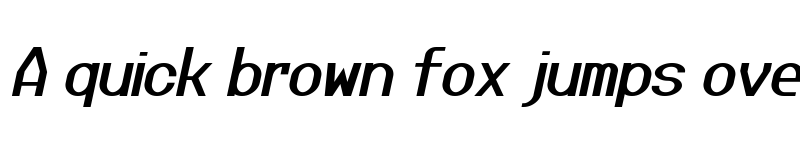 Preview of Jupiteroid Bold Italic font