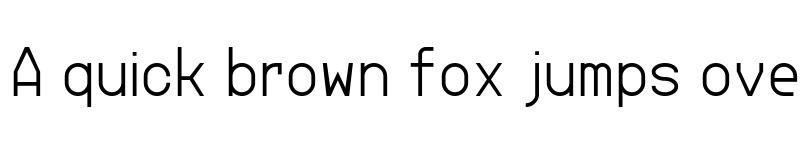 Preview of Jupiteroid Light font
