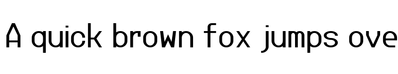 Preview of Jupiteroid Regular font