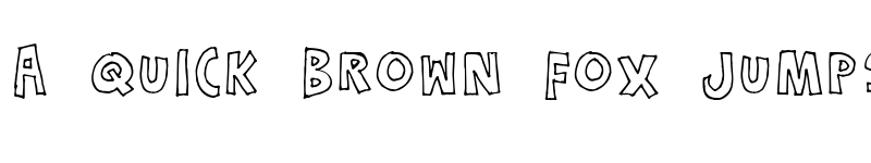 Preview of Just a dream Hollow Regular font