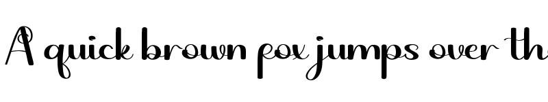 Preview of Just Beauty Regular font