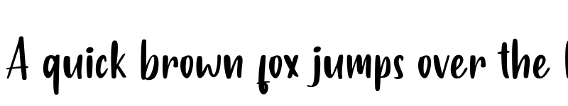 Preview of Just One Regular font