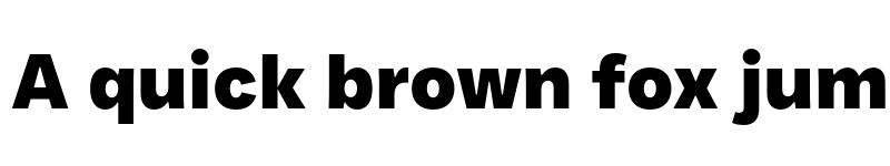 Preview of JUST Sans ExBold font