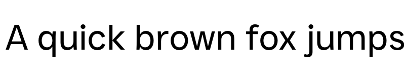 Preview of JUST Sans Regular font