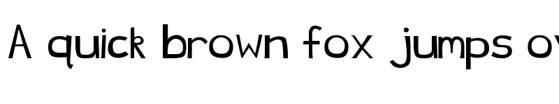 Preview of JustDucky SemiSerif font