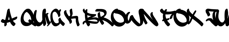 Preview of justfist Regular font