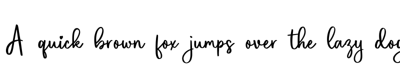 Preview of Justring Regular font