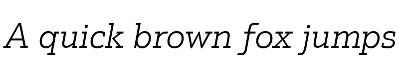 Preview of Justus Pro Light Italic font