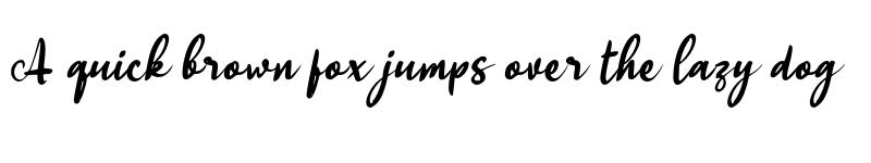 Preview of K Kita Kembali Regular font