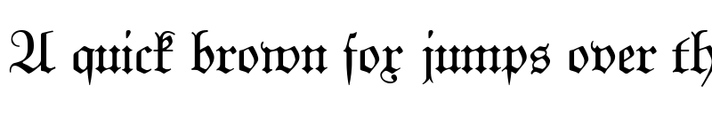 Preview of Kabinett Fraktur Regular font