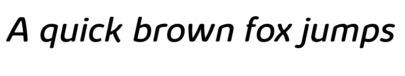 Preview of Kabrio Abarth Italic font