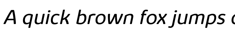 Preview of Kabrio Alternate Book Italic font