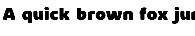 Preview of Kabrio Alternate Heavy font