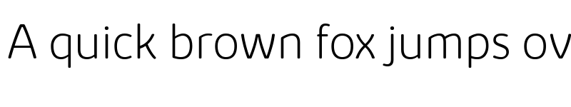 Preview of Kabrio Soft ExtraLight font