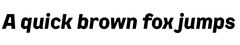 Preview of Kade Bold Italic font