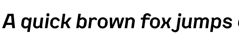 Preview of Kade Medium Italic font